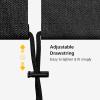 imageEAST OAK 12quot Outdoor Pizza Oven Cover with Drawstring Heavy Duty 600D PVC Waterproof BBQ Grill Cover Weather and UVResistant Pizza Oven AccessoriesBlack