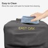 imageEAST OAK 12quot Outdoor Pizza Oven Cover with Drawstring Heavy Duty 600D PVC Waterproof BBQ Grill Cover Weather and UVResistant Pizza Oven AccessoriesBlack