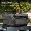 imageEAST OAK 12quot Outdoor Pizza Oven Cover with Drawstring Heavy Duty 600D PVC Waterproof BBQ Grill Cover Weather and UVResistant Pizza Oven AccessoriesBlack