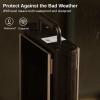 imageEAST OAK 1500W Patio Heater Table Side Portable Electric Heater with Doublesided Heating ampamp 3 Heating Levels IP65 Waterproof Outdoor Heater with Remote and Protection from Tipover ampamp Overheating