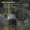 imageEAST OAK 29 Fire Pit Cover for Outdoor Smokeless Firepit 500D Heavy Duty Fabric Waterproof Dustproof and AllWeather Resistant Black 2953quotDia X 1688quotHBlack