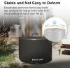 imageEAST OAK 29 Fire Pit Cover for Outdoor Smokeless Firepit 500D Heavy Duty Fabric Waterproof Dustproof and AllWeather Resistant Black 2953quotDia X 1688quotHBlack