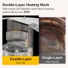 imageEAST OAK 50000 BTU Patio Heater for Outdoor Use With Round Table Design DoubleLayer Stainless Steel Burner and Wheels Outdoor Patio Heater for Home and Commercial Bronze 319quot x 319quot x 866quotStainless Steel