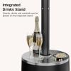 imageEAST OAK 50000 BTU Patio Heater with Sand Box Table Design DoubleLayer Stainless Steel Burner Wheels Triple Protection System Outdoor Heater for Home and Residential PineconeBlack