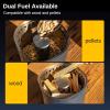 imageEAST OAK Brasa Smokeless Tabletop Fire Pit Mini Table Top Firepit for Patio and Outdoor Camping Removable Ashtray DualFuel Stove Silicone Padampamp Travel Bag H 101quotxD 7quot Wave
