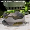 imageEAST OAK Brasa Smokeless Tabletop Fire Pit Mini Table Top Firepit for Patio and Outdoor Camping Removable Ashtray DualFuel Stove Silicone Padampamp Travel Bag H 101quotxD 7quot Jungle
