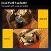 imageEAST OAK Brasa Smokeless Tabletop Fire Pit Mini Table Top Firepit for Patio and Outdoor Camping Removable Ashtray DualFuel Stove Silicone Padampamp Travel Bag H 101quotxD 7quot Sunset