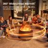 imageEAST OAK Camber Fire Pit Smokeless 21 for Outside Patio 304 Stainless Steel Wood Burning Fireplace Portable Outdoor Bonfire Pit with Poker Stand ampamp Removable Ash Pan for Camping Chisel SteelPitch Charcoal