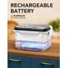 imageEAST OAK Cordless Electric Lunch Box for Adults Heated Lunch Box Battery Powered with Automatic Heating 55 Cups Portable Food Warmer with Insulated Carry BagBlack  Singlelayer Bag