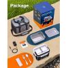 imageEAST OAK Cordless Electric Lunch Box for Adults Heated Lunch Box Battery Powered with Automatic Heating 55 Cups Portable Food Warmer with Insulated Carry BagBlack