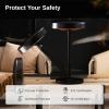 imageEAST OAK Electric Heater 1500W Table Top Electric Heater with Remote Control Patio Heater with USB Port IP65 Waterproof and Tipover ampamp Overheating Protection 3 Heat Settings ampamp 24 Hours TimingTable Top1500W