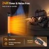 imageEAST OAK Electric Outdoor Indoor Heater 1500W Portable Patio Infrared With TipOver ampamp Overheating Protection 2 Heat Levels 24 Hours Timing IP55 Waterproof 2024 UpgradeElectric Heater2024