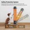 imageEAST OAK Electric Outdoor Indoor Heater 1500W Portable Patio Infrared With TipOver ampamp Overheating Protection 2 Heat Levels 24 Hours Timing IP55 Waterproof 2024 UpgradeElectric Heater2024