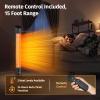 imageEAST OAK Electric Outdoor Indoor Heater 1500W Portable Patio Infrared With TipOver ampamp Overheating Protection 2 Heat Levels 24 Hours Timing IP55 Waterproof 2024 UpgradeElectric Heater2023