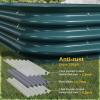 imageEAST OAK Galvanized Raised Garden Bed Kit 4 x 2 x 1ft Oval Metal Planter Boxes Outdoor with AntiRust Coating Sturdy Raised Garden Bed for Water Trough Vegetables Gardening Whisper WhiteEmerald Green