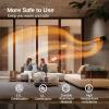 imageEAST OAK Outdoor Heater 3000W Electric Arch Patio Heater for Commercial Use Electric Infrared Heater with 3 Heat Settings IP65 Waterproof ampamp Dustproof Remote ControlBlack 240VBlack
