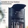 imageEAST OAK Outdoor Heater 3000W Electric Arch Patio Heater for Commercial Use Electric Infrared Heater with 3 Heat Settings IP65 Waterproof ampamp Dustproof Remote ControlBlack 240VBlack