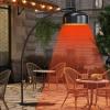 imageEAST OAK Outdoor Heater 3000W Electric Arch Patio Heater for Commercial Use Electric Infrared Heater with 3 Heat Settings IP65 Waterproof ampamp Dustproof Remote ControlBlack 240VBlack