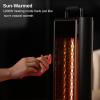 imageEAST OAK Outdoor Heater 3000W Electric Arch Patio Heater for Commercial Use Electric Infrared Heater with 3 Heat Settings IP65 Waterproof ampamp Dustproof Remote ControlBlack 240VBlack