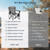 imageEAST OAK Oversized Camping Chair  Heavy Duty Camping Chairs  500LBS Support 600D Oxford Cup Holder ampamp Side Pocket  Ideal for Camping Beach Sports Events BlueampampGreyGrey