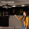 imageEAST OAK Patio Heater  1500W Infrared Heater Hanging Outdoor with IP65 Waterproof ampamp Dustproof Tipover ampamp Overheating Protection 2 Heat Settings with Remote Control