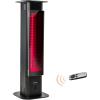 imageEAST OAK Patio Heater 1500W Outdoor Indoor Electric Infrared Heater Radiant Tower Heater with Remote Waterproof TipOver ampamp Overheat Protection Portable Space Heater for Garage Backyard Decks