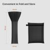 imageEAST OAK Patio Heater Cover as Accessory for Outdoor Patio Heater 300D Oxford Fabric Zipper Waterproof Dustproof Sunproof 913quot H x 346quot Dome x 1988quot Base Dark GrayStandard Weatherproof Cover