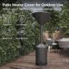 imageEAST OAK Patio Heater Cover as Accessory for Outdoor Patio Heater 300D Oxford Fabric Zipper Waterproof Dustproof Sunproof 913quot H x 346quot Dome x 1988quot Base Dark GrayAdvanced Protection Cover
