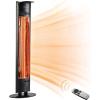 imageEAST OAK Patio Heater for Commercial Use 4000W Wall Mounted Infrared Heater Outdoor Heaters for Patio for Large Area IP65 Waterproof Electric Heater Fast Heating with Remote Control 240V BlackHeater Space Heater  TPH22002
