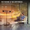 imageEAST OAK Patio Heater for Commercial Use 4000W Wall Mounted Infrared Heater Outdoor Heaters for Patio for Large Area IP65 Waterproof Electric Heater Fast Heating with Remote Control 240V BlackHeater  Space Heater Sph22002