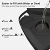 imageEAST OAK Patio Umbrella Base Outdoor Offset Umbrella Base Heavy Duty with Liftable Wheels 242lb High Load Capacity Cantilever Umbrella Base Durable and WeatherResistant Large Square Umbrella Stand