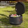 imageEast Oak 25 Quart Small Outdoor Cooler With Removable Lid Portable Insulated Rotomolded Ice Chest 28 Cans Capacity Draining Feature for Camping Picnic