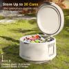 imageEast Oak Cooler 45 Quart HighCapacity Outdoor Hard Beach 44 Cans Cooler with Removable Lid Large Ice Chest Box with Drain Insulated LeakProof Cooler for Patio Camping Travel BBQ Picnic