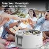 imageEast Oak Cooler 45 Quart HighCapacity Outdoor Hard Beach 44 Cans Cooler with Removable Lid Large Ice Chest Box with Drain Insulated LeakProof Cooler for Patio Camping Travel BBQ Picnic