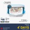 imageEast Oak Cooler 45 Quart HighCapacity Outdoor Hard Beach 44 Cans Cooler with Removable Lid Large Ice Chest Box with Drain Insulated LeakProof Cooler for Patio Camping Travel BBQ Picnic