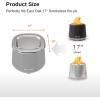 imageEast Oak Fire Pit Lid for 21 Camber Smokeless Fire Pit Only 304 Stainless Steel Fire Pit Accessories for Outdoor Fire pits Waterproof AntiRust and AllWeather Resistant 19quot D x 078quot H15 inch