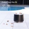 imageEast Oak Fire Pit Lid for 21 Camber Smokeless Fire Pit Only 304 Stainless Steel Fire Pit Accessories for Outdoor Fire pits Waterproof AntiRust and AllWeather Resistant 19quot D x 078quot H15 inch