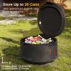 imageEast Oak Large Portable LeakProof Outdoor Hard 44 Cans Cooler with Drain and Handle HighCapacity Ice Chest Box with Removable Lid Insulated Rotomolded Cooler for Camping Beach