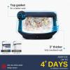 imageEast Oak Large Portable LeakProof Outdoor Hard 44 Cans Cooler with Drain and Handle HighCapacity Ice Chest Box with Removable Lid Insulated Rotomolded Cooler for Camping Beach