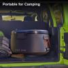 imageEast Oak Large Portable LeakProof Outdoor Hard 44 Cans Cooler with Drain and Handle HighCapacity Ice Chest Box with Removable Lid Insulated Rotomolded Cooler for Camping Beach
