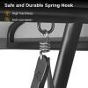 imageEAST OAK 2Person Outdoor Patio Swing Chair with Adjustable Canopy Porch Swing with Comfortable and Breathable Seats Independent Swing Chairs for Garden Balcony Backyard Charcoal BlackUpgrade Charcoal Black