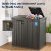 imageEAST OAK 38 Gallon Outdoor Trash Can  Waterproof Resin Garbage Can with Tiered Lid ampamp Drip Tray  Outside Trash Bin for Patio  Kitchen Backyard ampamp Deck  Gray Color62 Gallon