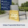 imageEAST OAK 4Piece Patio Furniture Set with Thick Cushions 2025 Coast Patio Conversation Set4 Seats Waterproof Outdoor Patio Set with Rattan Armrests Loveseat and Coffee Table for Backyard GreyGrey