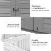 imageEAST OAK Outdoor Storage Shed 53Cuft Vertical Resin Tool 4 x 66 FT Cabinet wo Shelf for Garden Patio Backyard AllWeather Outdoor Storage Clearance Lockable with Floor