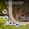 imageEAST OAK Screen House Tent PopUp Portable Screen Room Canopy Instant Screen Tent 12 x 12 FT with Carry Bag for Patio Backyard Deck ampamp Outdoor Activities BeigeBeige