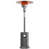 imageEAST OAK 50000 BTU Patio Heater for Outdoor Use With Round Table Design DoubleLayer Stainless Steel Burner and Wheels Outdoor Patio Heater for Home and Commercial Bronze 319quot x 319quot x 866quotGray