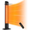 imageEAST OAK Electric Outdoor Indoor Heater 1500W Portable Patio Infrared With TipOver ampamp Overheating Protection 2 Heat Levels 24 Hours Timing IP55 Waterproof 2024 UpgradeElectric Heater2024