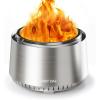 imageEAST OAK Fuoco Smokeless Fire Pit 21 for Patio and Outdoor Stainless Steel Firepit Wood Burning Fireplace with Carrying Bag Portable Outdoor Fire Pit with Stand ampamp Removable Ash Pan for OutsideStainless Steel