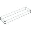 imageEAST OAK Glass Wind Guard for 52in Propane Fire Pit Table 324 x 147 x 41 inch Clear Tempered Wind Guard for Gas Firepit Thick Rectangle Glass Shield with Aluminum Corner Bracket ampamp Rubber Feet42L x 11W x 4H