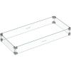 imageEAST OAK Glass Wind Guard for 52in Propane Fire Pit Table 324 x 147 x 41 inch Clear Tempered Wind Guard for Gas Firepit Thick Rectangle Glass Shield with Aluminum Corner Bracket ampamp Rubber Feet33L x 15W x 4H